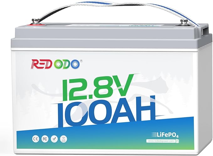Redodo 12V 100Ah Lithium LiFePO4 Battery, Group 31 Battery Built in 100A BMS by PrimeDayRedodoSaveup55