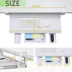 ETHU Keyboard Tray Under Desk, Pull Out Keyboard & Mouse Tray - Image 6