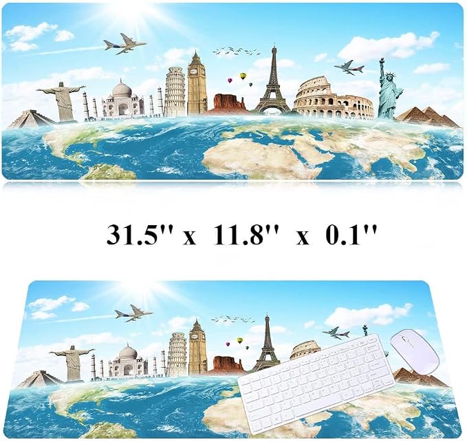 RTGGSEL 31.5x11.8 Inch Non-Slip Long Extended Large Gaming Mouse Pad - Image 2