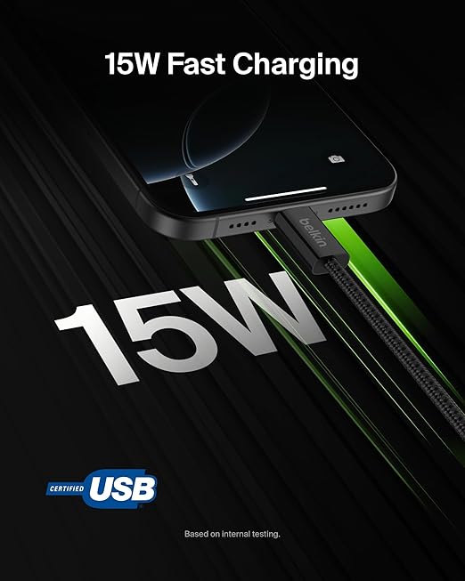 Belkin USB A to USB C Cable 2-Pack, 15W - Image 2
