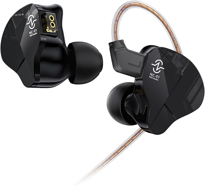 CCZ NC01 Gospel Gaming Earbuds, Stereo Sound in Ear Monitor Headphones Wired by Yinyoo
