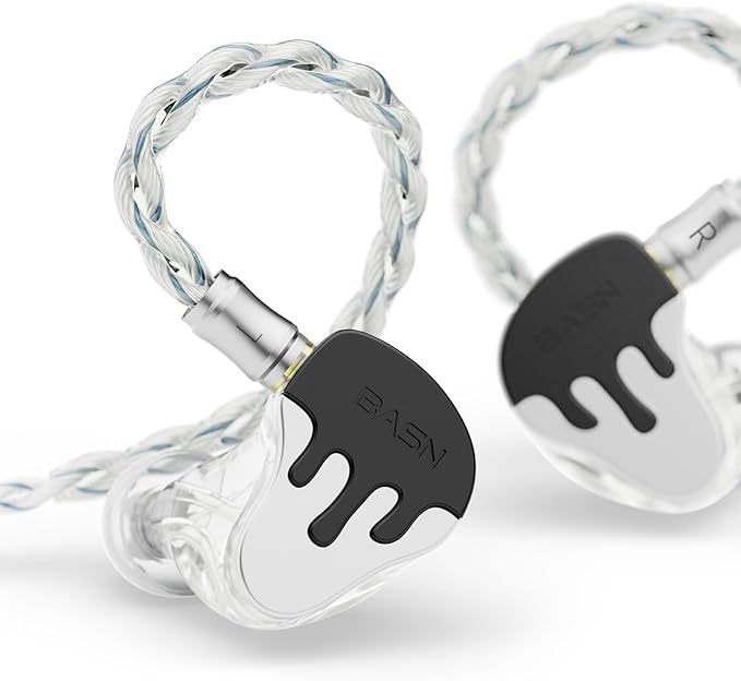 BASN BmasterX in Ear Audio Monitor, Hybrid 6 Drivers IEM Earphones by BASNAudio