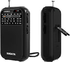 XHDATA D220 Portable Radio AM FM SW Shortwave Receiver Pocket Radios, 2 AA by XHDATARADIO