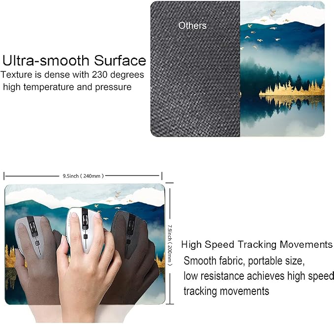 Abstract Landscape Mouse Pad - Image 3
