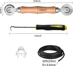 BAYTORY Window Screen Repair Kit, Steel Roller Tool - Image 2