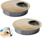 Desk Grommet for Wire Organizer, PC Computer Desk Plastic Grommet Cord - Image 4