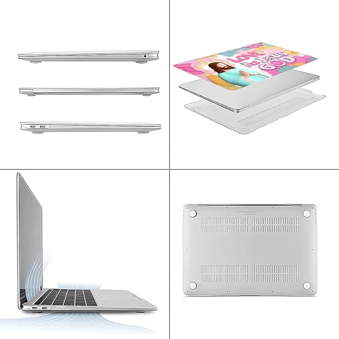 Compatible with MacBook Air 13.3 13.6 Inch Case 2022 2021 2020 2019 Plastic - Image 3