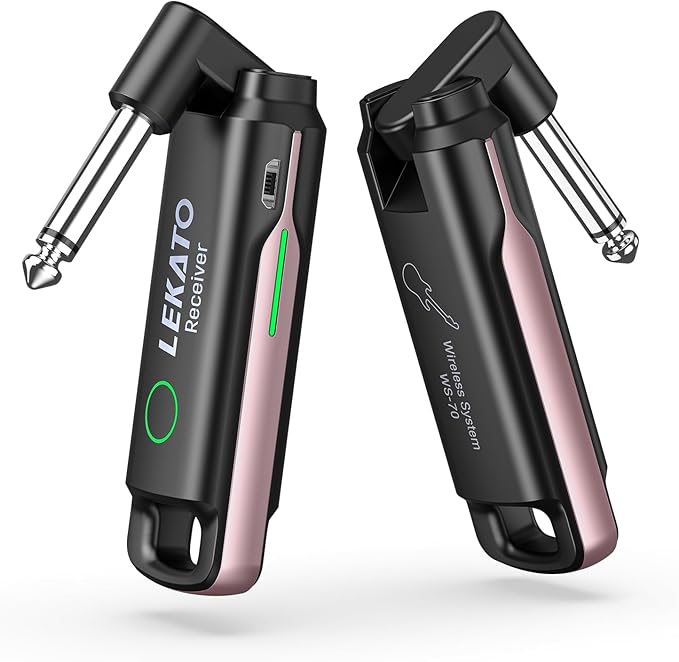 LEKATO Wireless Guitar System UHF Wireless Guitar Transmitter Receiver by LEKATO