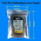 50pcs Anti Static Bags, 5.9x7.87in/15x20cm Resealable ESD Bags - Image 2