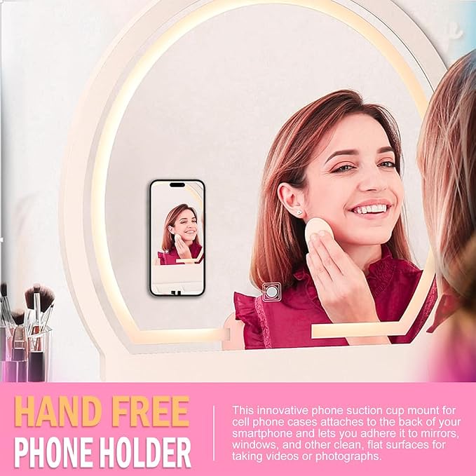 Silicone Suction Phone Holder, Adhesive Phone Accessory - Image 6