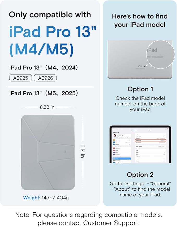 MOFT Dynamic Folio Case for iPad Pro 13-inch, Silm Magnetic Stand Case - Image 2
