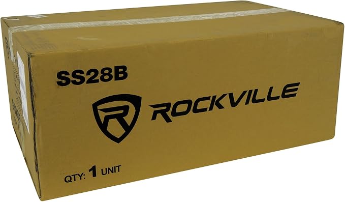 Rockville Pair SS28B Premium Black Wood Grain 28" Home Speaker Stands, 100lb - Image 9