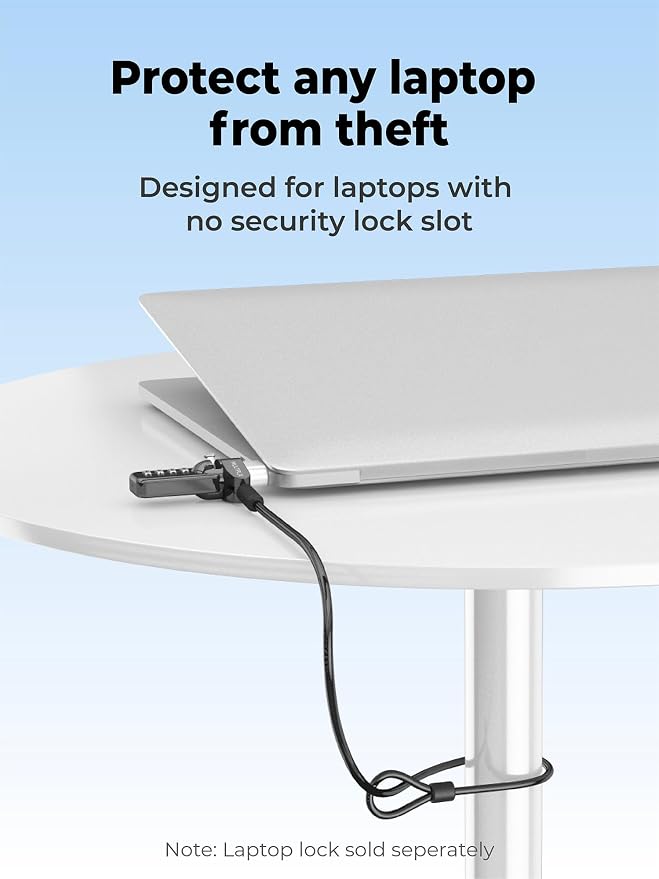Laptop Lock Adapter for Kensington Lock | Adds Security Slot To Any Laptop inc - Image 2