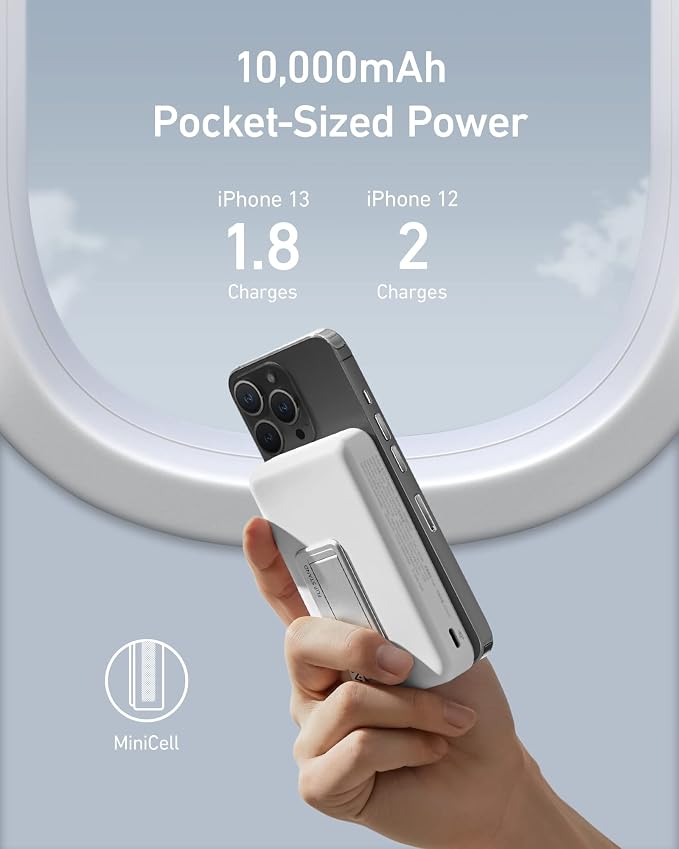 Anker 633 Magnetic Battery, 000mAh Foldable Wireless Portable Charger, 20W - Image 4