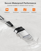 128GB USB 3.0 Flash Drive, Mini Thumb Drive Waterproof Memory Stick - Image 3