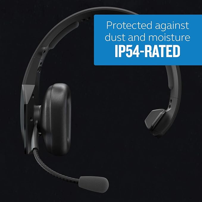 BlueParrott B550-XT Mono Bluetooth Wireless Headphones 96% Noise Canceling Over - Image 7