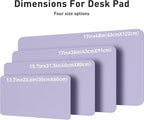 Aothia Leather Desk Pad Protector, Mouse Pad, Office Desk Mat, Non-Slip PU - Image 7