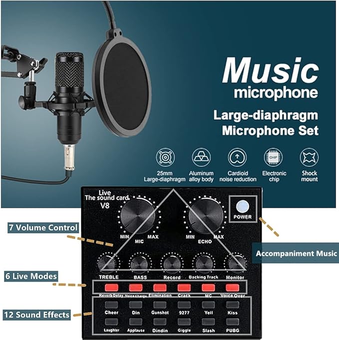 Podcast Equipment Bundle, BM-800 Condenser - Image 3
