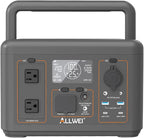 ALLWEI Portable Power Station 500W, 512Wh LiFePO4 Battery, UPS Function by ALLWEI