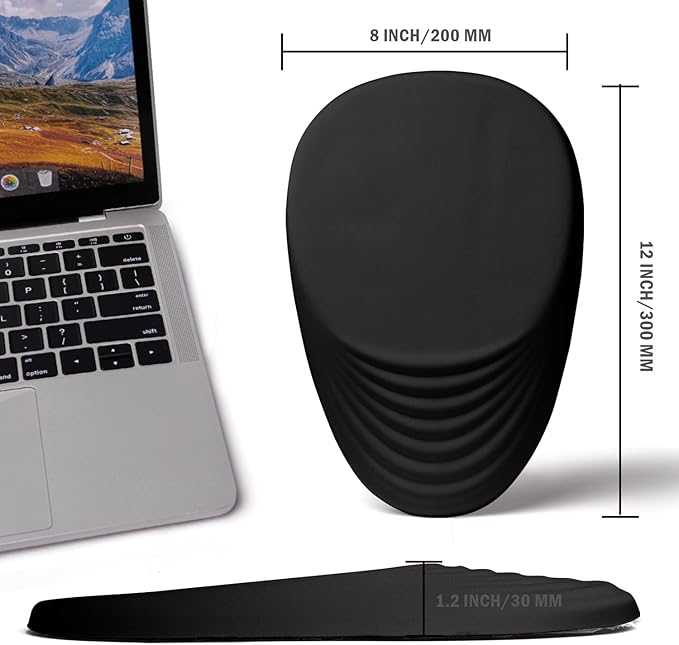 Ergonomic Mouse Pad with Wrist Rest Support, Entire Memory Foam with Non-Slip - Image 4