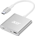 Acer SD 4.0 Card Reader, UHS-II Micro SD Reader USB C, Dual Slot Type C Memory by Acer
