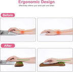 MOSISO Wrist Rest Support for Mouse Pad & Keyboard Set, Ergonomic Mousepad - Image 3