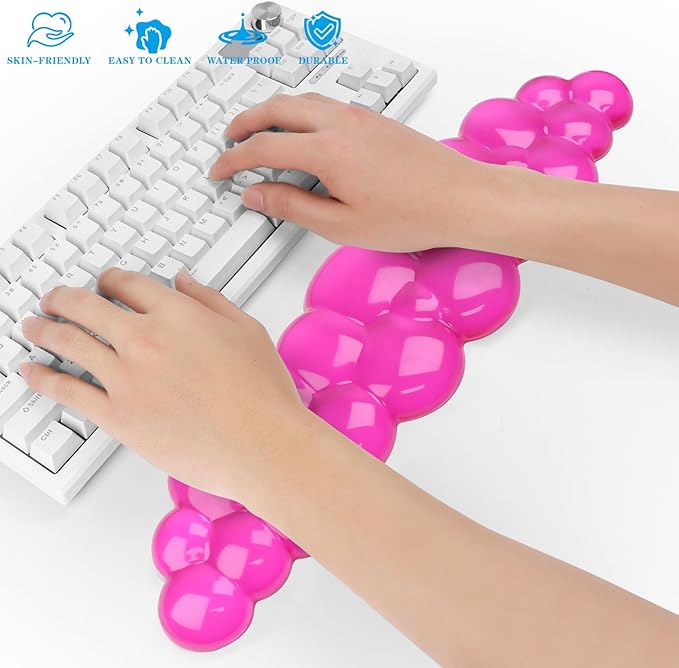 Gel Cloud Keyboard Wrist Rest, Cute Wrist Support and Arm Support Keyboard Rest - Image 5