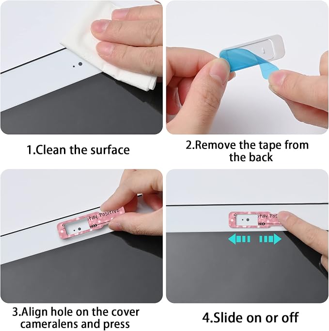 Webcam Cover, 3 Pieces, Laptop Camera Cover, Privacy Shielding Capacity is - Image 6