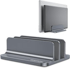 OMOTON Vertical Laptop Stand, Desktop Aluminum Mac Book Stand by OMOTON