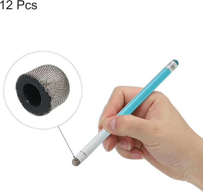 MECCANIXITY 12pcs 7mm Stylus Pen Fine Tips Conductive Fiber Capacitive Touch - Image 3