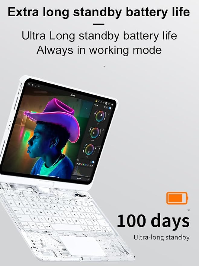 KARTICE Transparent 360 for iPad Keyboard case - Image 7