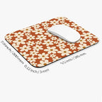 Square Mouse Pad Cute Flowers, Personalized Premium-Textured Custom Mouse Mat - Image 2