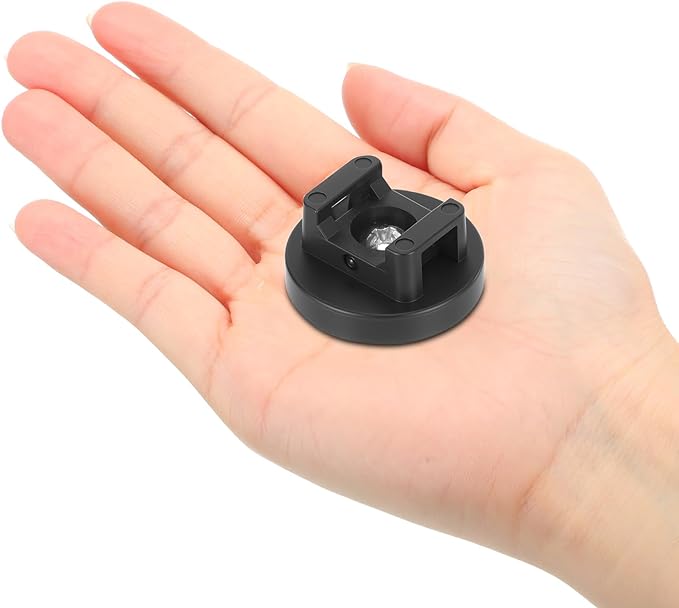 Yookeer 20 Pcs Magnetic Zip Tie Mount Base Black Magnetic Cable Clips Wire - Image 4