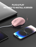 TECKNET Wired Mouse, 6-Button Corded - Image 6