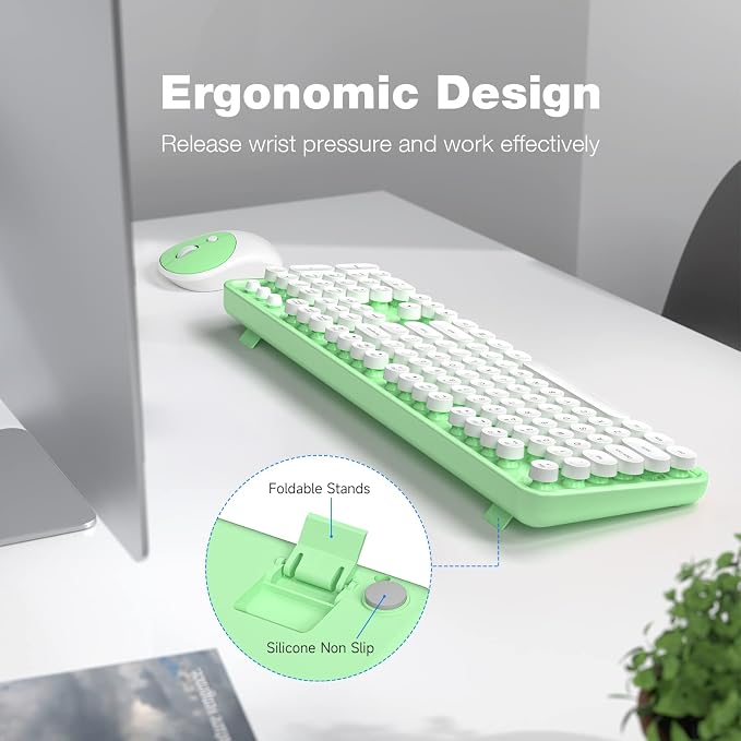 KNOWSQT Wireless Keyboard and Mouse Combo - Image 3