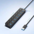 ONFINIO USB Hub 3.0, 7-Port USB Hub Splitter - Image 7
