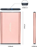Maxone 500GB Ultra Slim Portable External Hard Drive HDD USB 3.0 Compatible - Image 2