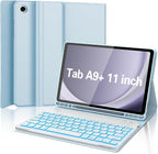 Keyboard Case for Samsung Galaxy Tab A9 Plus 5G 11 inch 2023, 7 Color Backlit by Unknown