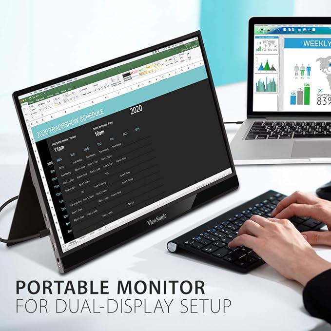 ViewSonic VG1655 15.6 Inch 1080p Portable Monitor - Image 6
