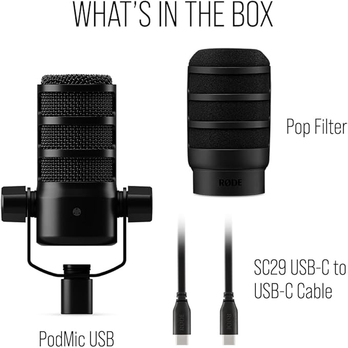 RØDE PodMic USB Versatile Dynamic Broadcast Microphone - Image 9