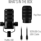 RØDE PodMic USB Versatile Dynamic Broadcast Microphone - Image 9