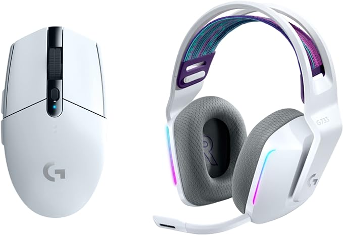 Logitech G305 Lightspeed Wireless Gaming Mouse + G733 Lightspeed Wireless by LogitechG