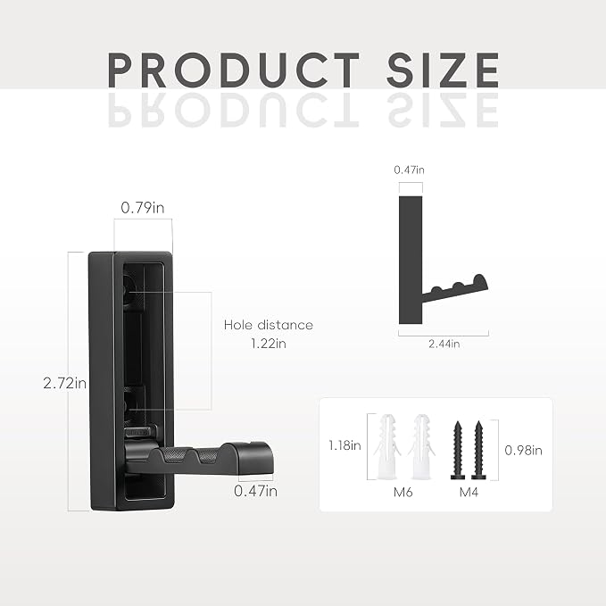 Folding Wall Hooks, 4 Pack Rustproof Zinc Alloy Folding Coat Hooks, Heavy Duty - Image 3