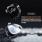 KZ Castor in-Ear Monitor Dual-Dynamic Drivers Headphones - Image 8