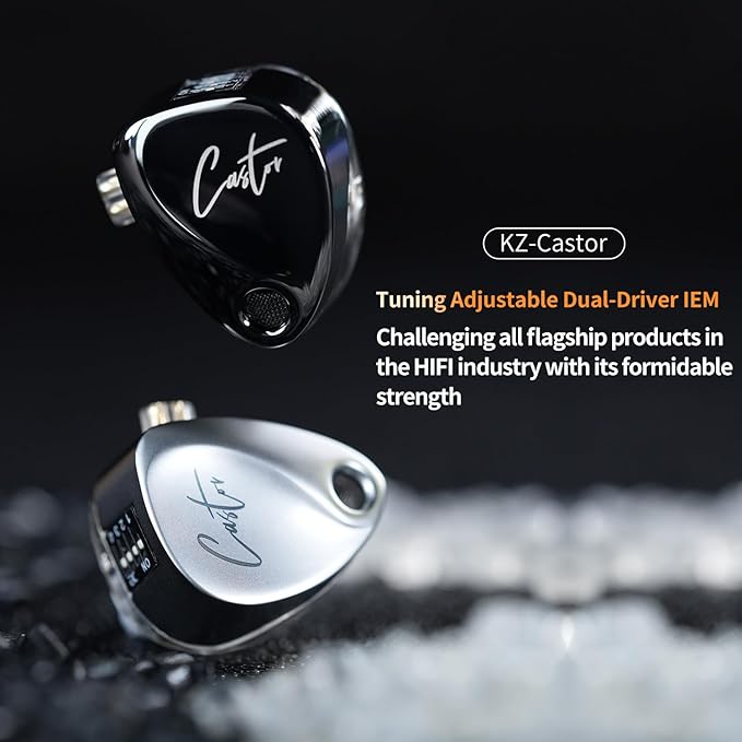 KZ Castor in-Ear Monitor Dual-Dynamic Drivers Headphones - Image 8