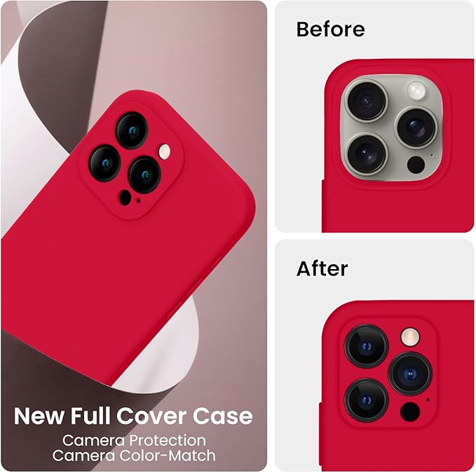 FireNova Designed for iPhone 15 Pro Max Case, Silicone Upgraded Phone Case with - Image 3