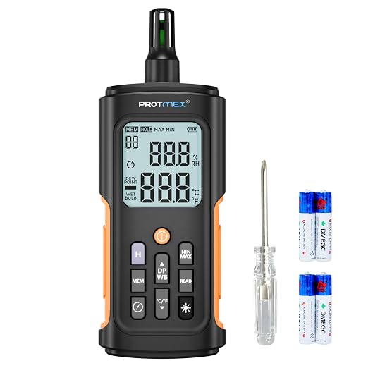 YT606 Temperature Humidity Meter High Precision Digital Hygrometer by Protmex