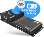 OREI 1x4 HDMI Extender Splitter Over Single Cable CAT6/7 1080P - Image 9