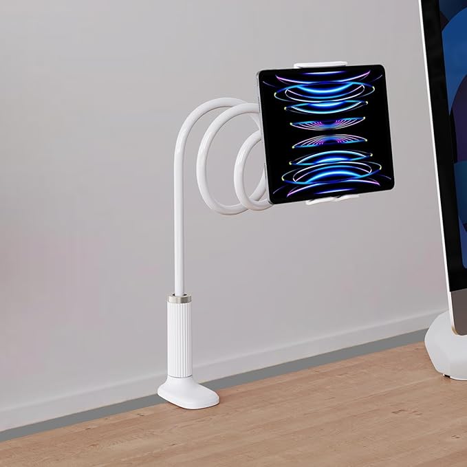 K-MT 【38.7inch/98cm】 Tablet Phone Holder Bed Gooseneck Mount, Mount Holder Clip - Image 7
