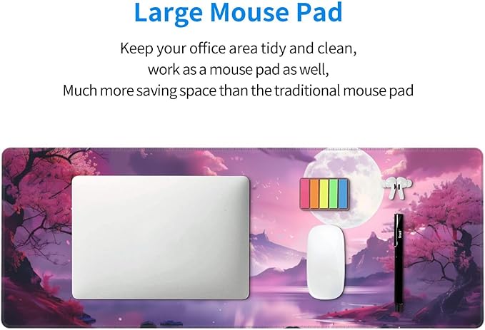 Gaming Mouse Pad Desk Pad, Extended Big Mouse Pad, 31.5x11.8 Inch Long Computer - Image 7
